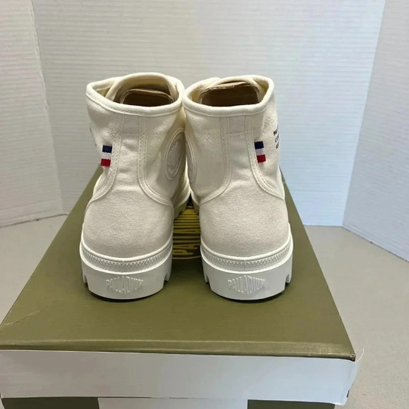 PALLADIUM HIGH TOP CANVAS CLEAT SNEAKERS MENS SIZE 10 - Picture 4 of 5